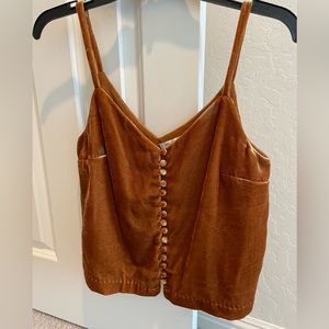 Madewell Crushed Velvet Cami